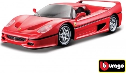 Model din metal Bburago 1:24 Ferrari F50 roșu