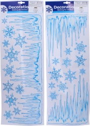 Autocolante ferestrelor sclipitoare de Crăciun