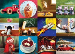 Puzzle Eurographics Șoareci veseli 1000 piese