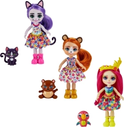 Păpușă ENCHANTIMALS surioară mică cu animăluț