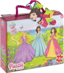 moxy puzzle prințese 45 piese