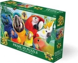 Puzzle 3D Papagali zâmbitori 100 piese