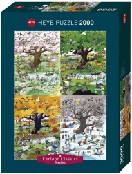 Puzzle 2000 de piese HEYE – Patru anotimpuri