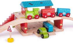 Mare Stație Feroviară Peste Drum Jucărie