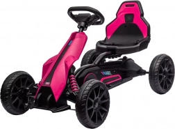 Kart cu pedale pentru copii Baby Mix Speedster, roz