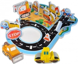 Autocolante de baie din spumă Zona de construcție