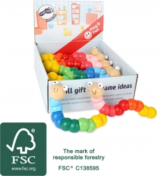 Omidă din lemn flexibilă SMALL FOOT