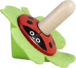 Detoa titirez din lemn cu fetru buburuză