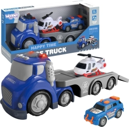 Woopie Vagon Poliție Albastru City Truck cu Efecte Luminoase și Sonore