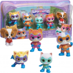 Disney Junior Super Kitties set de 5 figurine – echipa pisicuțelor