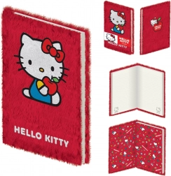 Carnet din pluș Hello Kitty A5