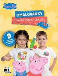 Carte de colorat cu imagini termotransferabile Peppa Pig