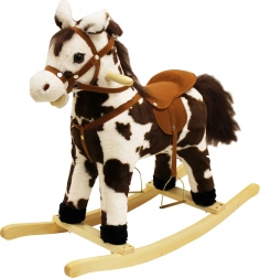 Cal balansoar cu efecte, pătat, 71x30x62 cm