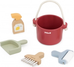 Set de curățenie din lemn cu găleată și accesorii POLARB de la VIGA