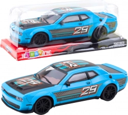 Mașină sport cu tracțiune pe roțile din spate albastră