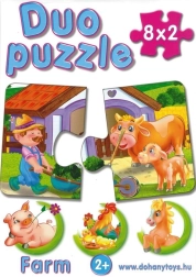 Puzzle Vehicule Duo pentru copii