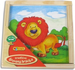 Cuburi din lemn Animale 2 tipuri