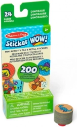 Rezerve autocolante DINOSAURS pentru MELISSA & DOUG Sticker WOW!