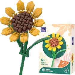 Set de construcție Pantasy floarea-soarelui 10 cm, 115 piese
