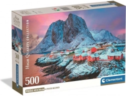 Puzzle Satul Hamnoy 500 piese CLEMENTONI