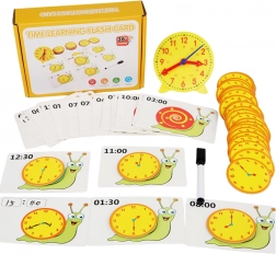 Instrument educativ pentru învățarea timpului - Ceasuri și carduri