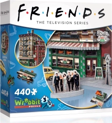 Puzzle 3D WREBBIT Prietenii Central Perk – 440 piese