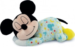 Pluș relaxant MICKEY MOUSE cu lumină de noapte și melodii