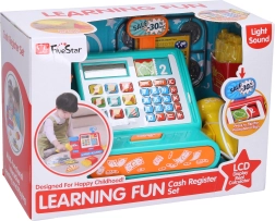 Casă de marcat pentru copii cu calculator și accesorii