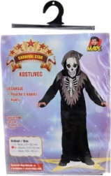 costum de carnaval pentru copii schelet 120–130 cm