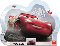 Dino Puzzle Cars 3: Fulger McQueen - 25 piese