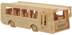 Puzzle 3D din lemn Woodcraft autobuz