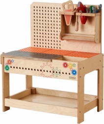 Atelier din lemn XXL Montessori STEM cu unelte MASTERKIDZ