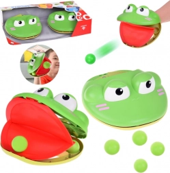 Set sportiv - joc de îndemânare Catapultă Broasca cu 4 mingi