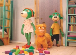 Puzzle Treflíci cu Pisicuță 20 Piese