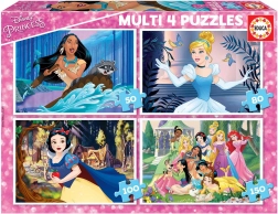 Educa puzzle prințese Disney 4v1