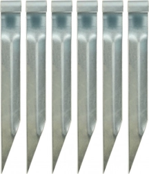 Ancore pentru trambulină – cârlige din oțel pentru fixare, 6 buc (35 × 4 cm)