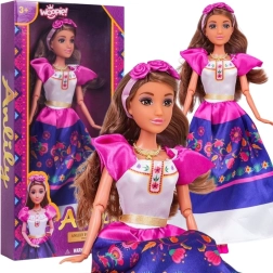 Păpușa Woopie Lily în costum tradițional mexican cu motive florale