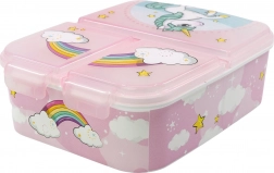 Stor multi box pentru gustare, unicorn