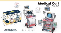 Set medical cu funcție sonoră – cărucior roz