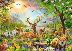 Puzzle Ravensburger Animale din Pădure XXL 200 de piese