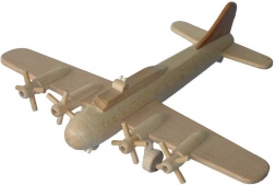 Model din lemn de avion Bombardier B17 mare