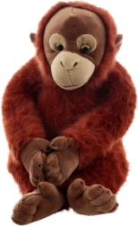 Orangutan de pluș 25 cm eco-friendly