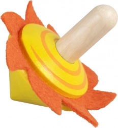 Detoa titirez de lemn cu soare din fetru