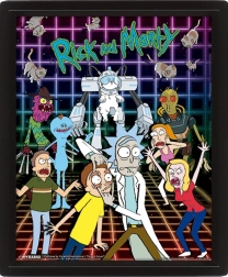 Tablou 3D Rick și Morty