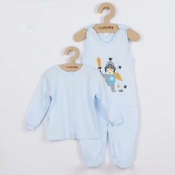 Set din bumbac pentru bebeluși New Baby Knight, 2 piese