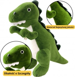 Jucărie de pluș dinozaur verde 27 cm