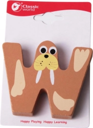 Litera din lemn W de la Classic World