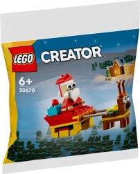 LEGO Creator – plimbare cu sania cu Moș Crăciun