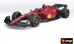 Bburago 1:18 Ferrari F1-75 Scuderia F1 cu pilotul Carlos Sainz
