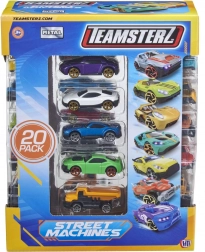 Teamsterz set de 20 mașinuțe metalice Street Machines